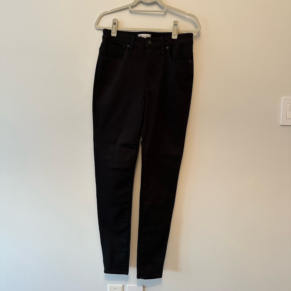 Madewell high rise skinny jeans black brand new with tags